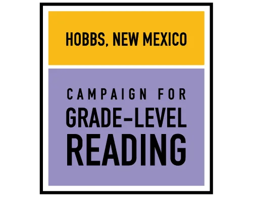 Hobbs Campaign for Grade Level Reading full-color logo — New Mexico Nonprofit website design by Monsoon Agency